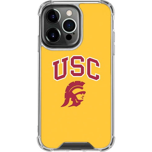 University of Southern California USC Trojans Yellow iPhone 14 Pro Clear Case